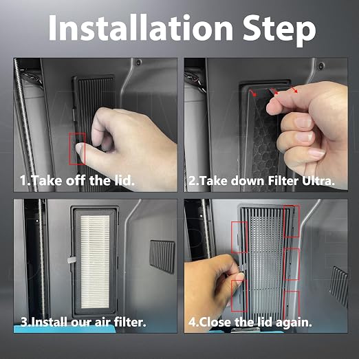 2 Pack HEPA 13 Activated Carbon Air Filter - Image 7