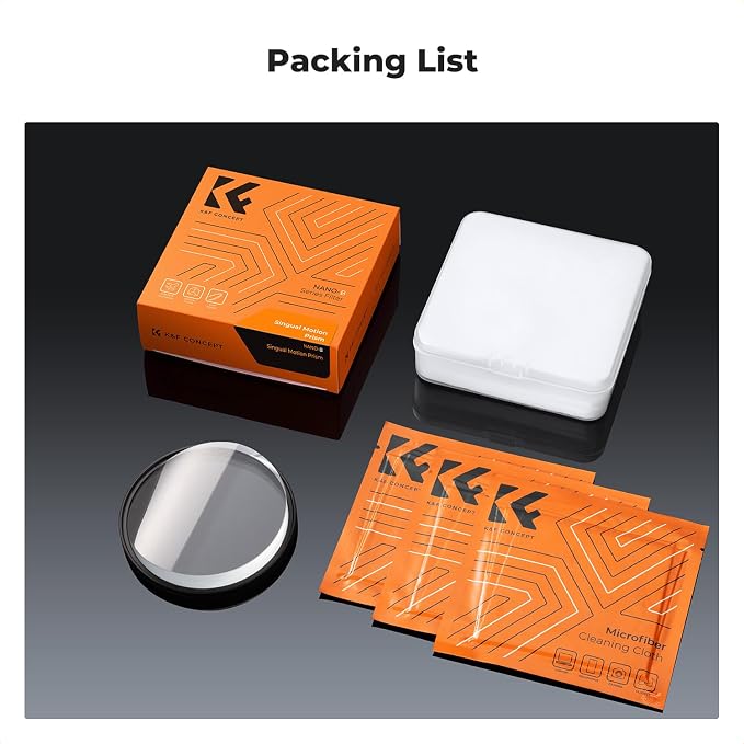 K&F CONCEPT 67mm Unilateral Blur Ghost Motion Filter Super Speed Effects - Image 7