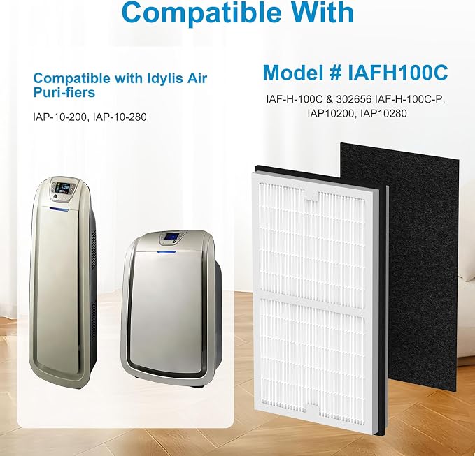 Replacement Filter C for Idylis IAF-H-100C, IAP-10-200, IAP-10-280 Air Puri-Fier - Image 2