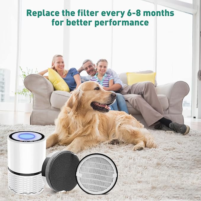 2 Pack LV-H132 Air Purifier Replacement Filter Compatible - Image 6