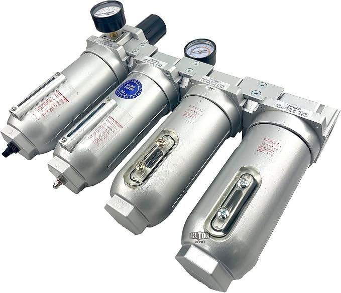 4 STAGE SUPER DUTY INDUSTRIAL GRADE ULTRA CLEAN FILTER REGULATOR COALESCING - Image 3