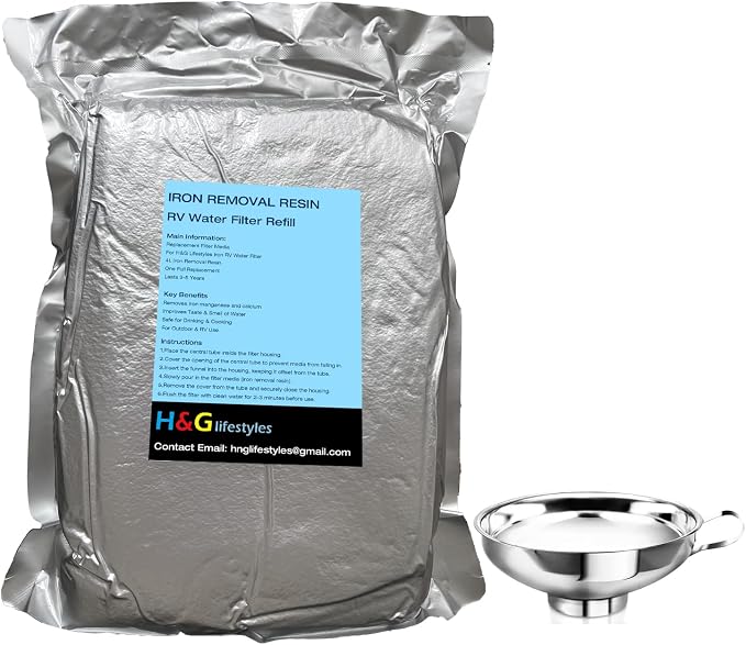 H&G Lifestyles 4L Iron Removal Resin by HGLifestyles