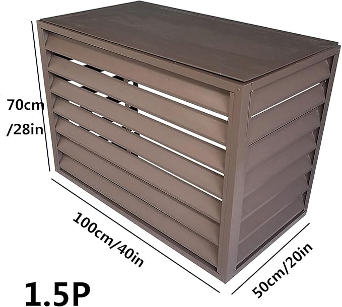Pool pump covers for outside units, outdoor garbage can enclosures, aluminum - Image 2