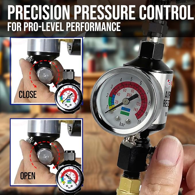 LE LEMATEC Spray Gun Regulator - Image 6