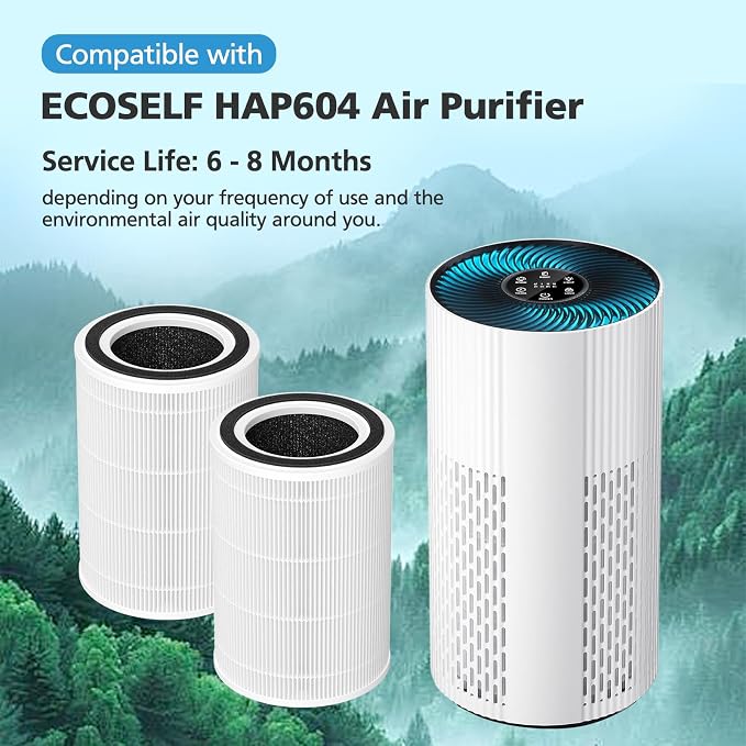 2 Pack HAP604 Air Filter Compatible - Image 2
