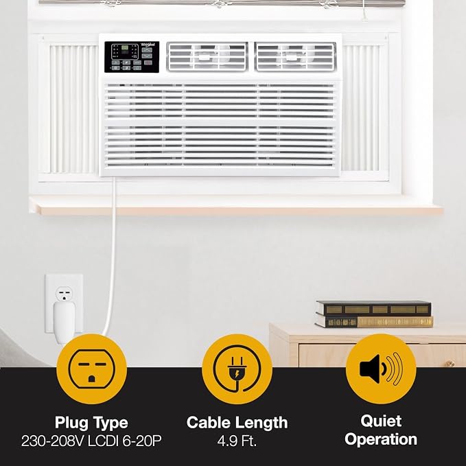 Whirlpool 18, 000 BTU 230V Window Air Conditioner - Image 9