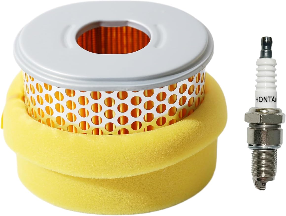 GX270 Air Filter w/Spark Plug for Honda GX240 8HP 9HP Engine, Replace by HONTAYOKA