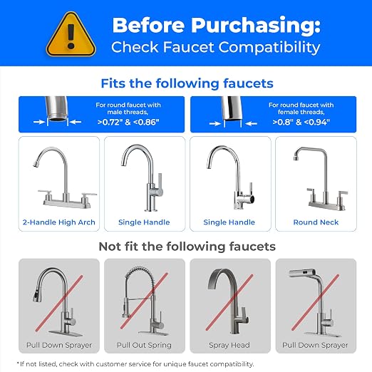 Waterdrop Water Filter for Sink Faucet, NSF Certified Water Purifier, 320 - Image 3