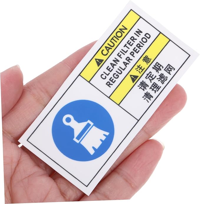 Cabilock Emergency Disconnect Sticker Sanitation Stickers Warning Sign Filter - Image 3