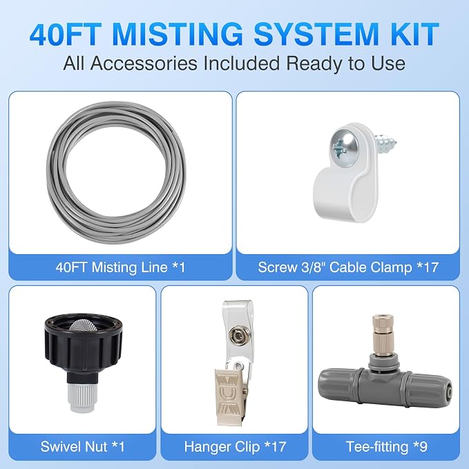 40FT Misters for Outside Patio - Image 2