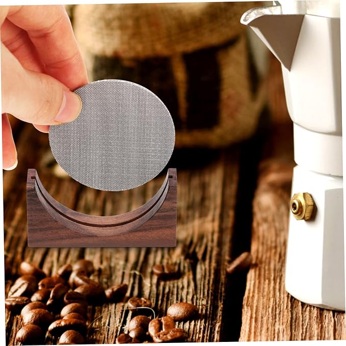 Luxshiny 2pcs Stainless Mesh Filter Basket Espresso Filter - Image 5