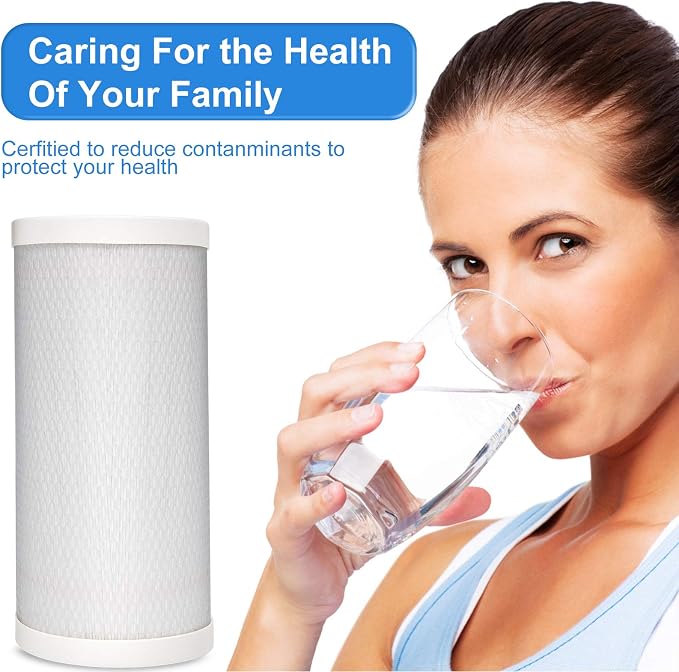 5 Micron 4.5" x 10" Pleated High-density Carbon Block Water Filter Cartridge - Image 7