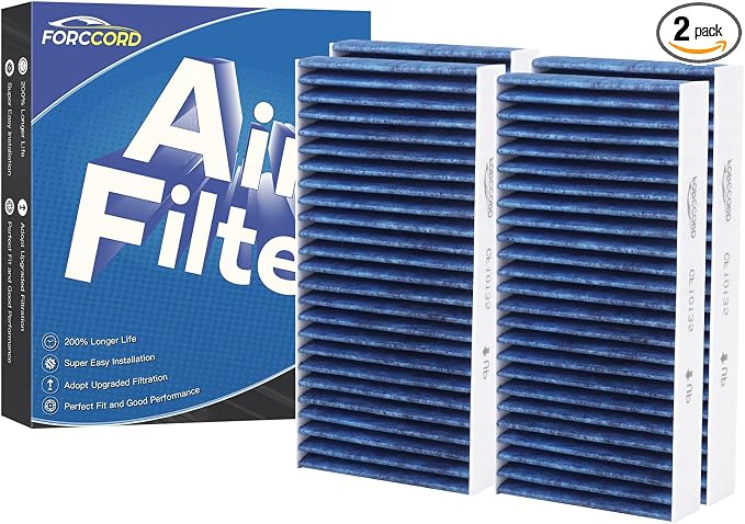 4-Pack HEPA Cabin Air Filter Fits by Forccord