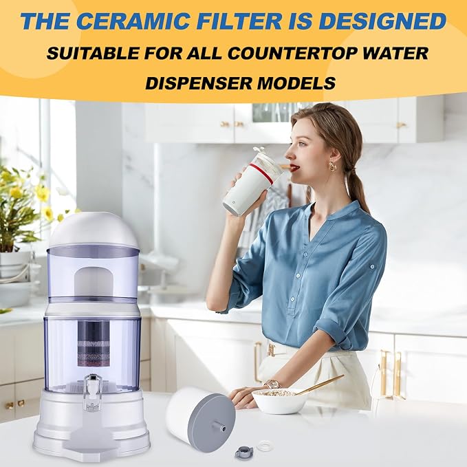 2Pack Replacement Ceramic Dome Water Filter 0.2 to 0.5 micron - Image 7