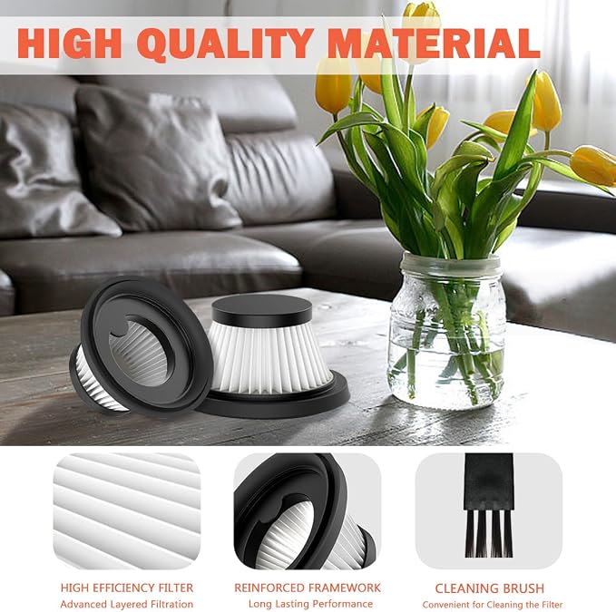 6 Pack HEPA Filter Replacement Compatible - Image 5