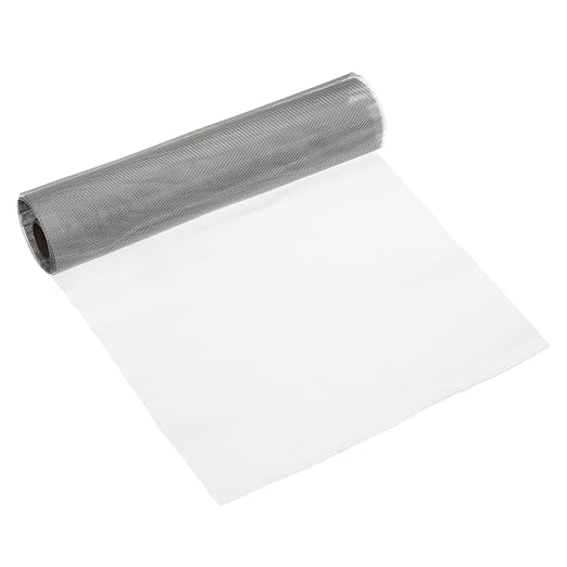 PATIKIL 40" L x 10" W Woven Wire Mesh, 40 Mesh 316L Stainless Steel Air Vent by PATIKIL