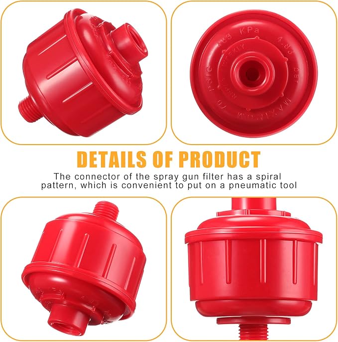10 Pcs Mini Disposable Water and Air Filters Disposable Spray Gun Filter - Image 3