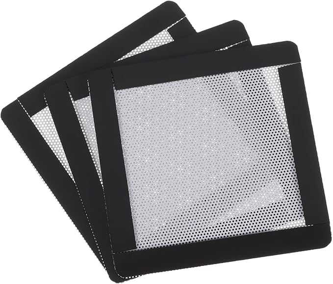 MECCANIXITY 3PCS PC Dust Filter, 90x90mm Magnetic Frame PVC Computer Case by MECCANIXITY