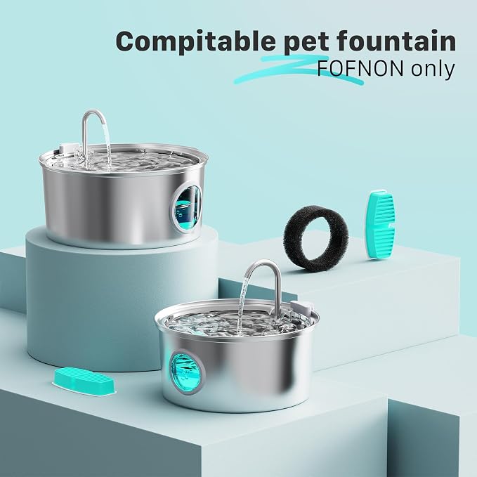 Pet Fountain Filter Replacement: 16 Pet Water Fountain Filters - Image 2