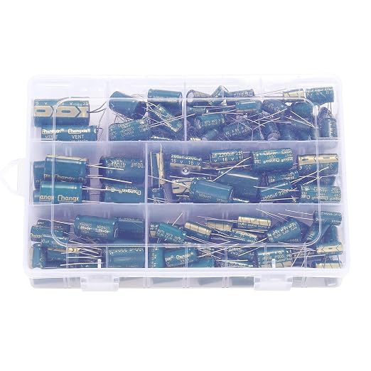 19 Values 135PCS Aluminum Electrolytic Capacitor Assortment Kit High Frequency - Image 5
