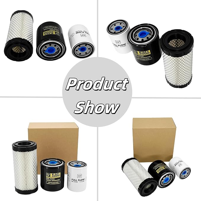 11-9059 Air Fi-lter 11-6182 Oil Filter 11-9342 Fuel Filter Maintenance Kit Fit - Image 2