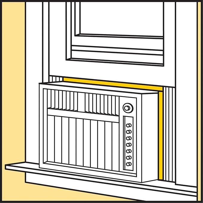 M-D Building Products 02535 2-1/4 in x 42 in Gray Foam Window Seal Strip – Air - Image 3