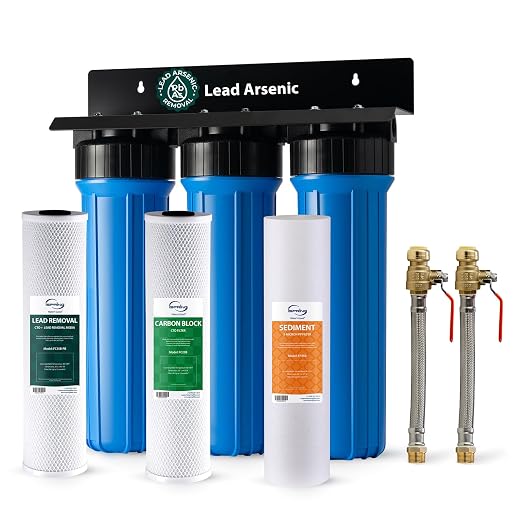 iSpring SGS-Tested Lead Removal Whole House Water Filter System w/ 3/4'' by iSpring