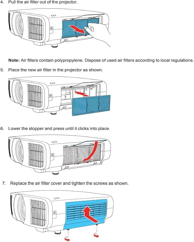 Replacement Projector Air Dust Filter - Image 5