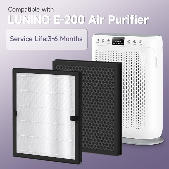 E-200 True HEPA Filter Replacement Compatible - Image 2