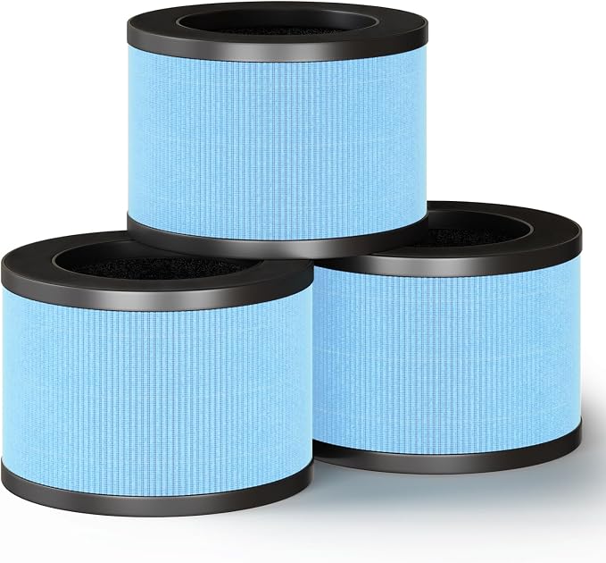 Fil-fresh 3-Pack MK01 & MK06 Air Purifier Filter Replacement by Fil-Fresh