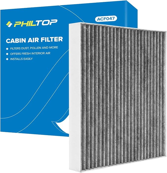 PHILTOP HEPA Cabin Air Filter w/Activated Carbon, Compatible by PHILTOP