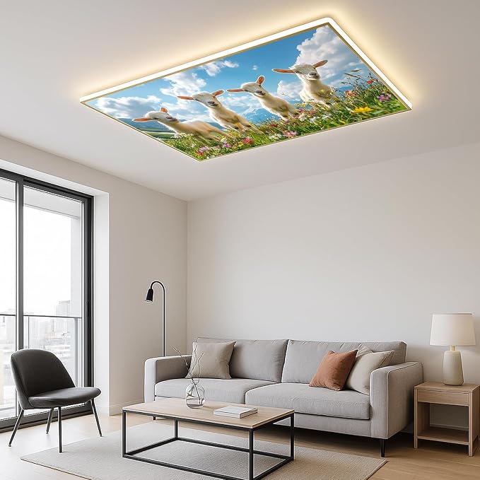 2 Pack Fluorescent Light Covers 4x2 ft Magnetic Light Covers - Image 7