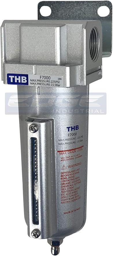 HEAVY DUTY INDUSTRIAL RATED HIGH FLOW PARTICULATE FILTER, IN-LINE WATER TRAP - Image 2