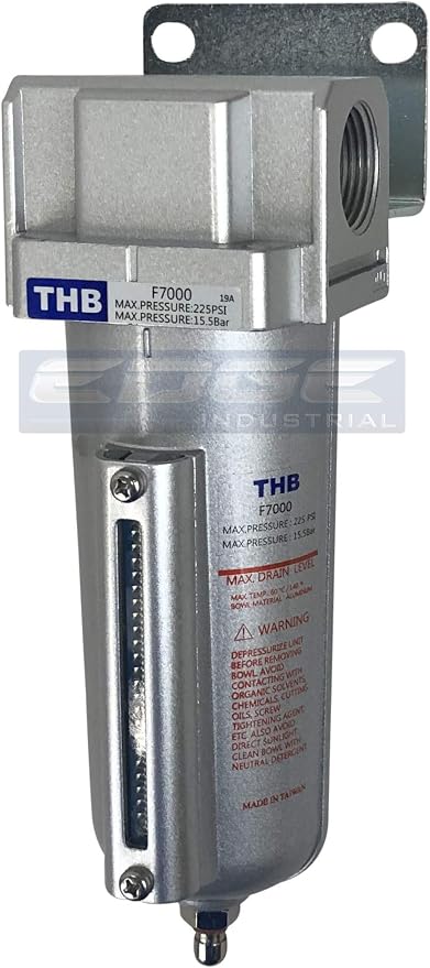 HEAVY DUTY HIGH FLOW COMPRESSED AIR IN-LINE PARTICULATE FILTER by THB