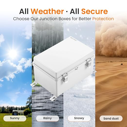 QILIPSU Waterproof Junction Box IP67 Outdoor Plastic Electrical Project - Image 7