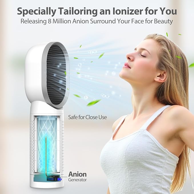 QUEENTY Desktop Air Purifier for office - Image 3