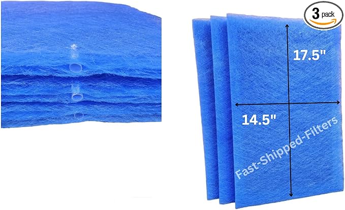 Fast-Shipped-Filters 3 Pack Designed to Fit 16x25 PremierOne P6100Air Filter by Unknown