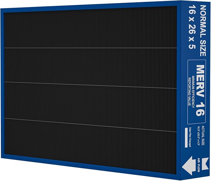 16x26x5 MERV16 Replacement Filter Compatible by Amboseli