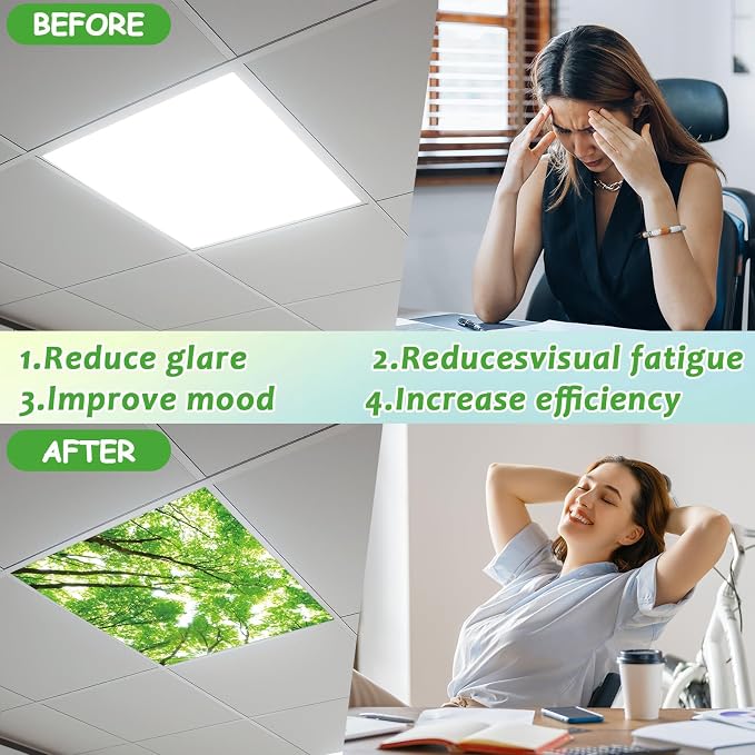 8 Pcs Fluorescent Light Covers - Image 3