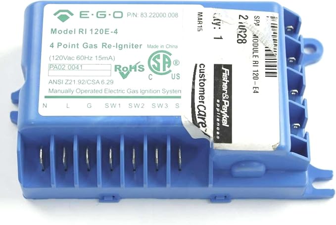 Fisher/Paykel 210828 Spark Module Ri 120-E4 by Unknown
