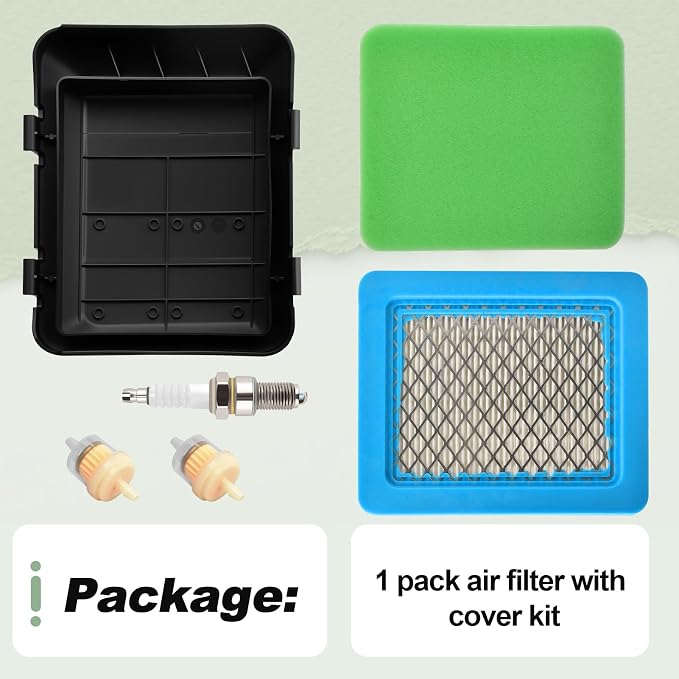 Air Filter with Cover Kit Compatible with Husqvarna HU800AWD HU800BBC HU800HW - Image 3