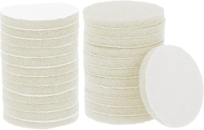HARFINGTON 24pcs Scrubber Scouring Pads 450 Grits 4 Inch Drill Power Brush Hoop by HARFINGTON