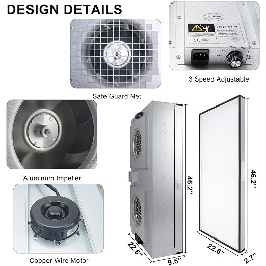 Fan Filter Unit Laminar-Flow-Hood Yzzwer - Image 4