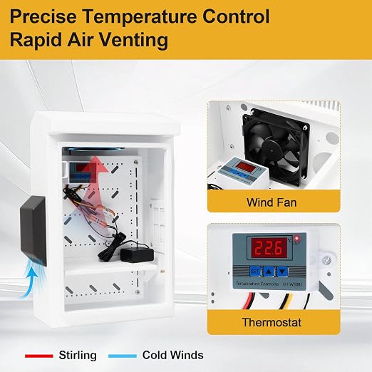 Outdoor Electrical Box with Key Lock, Aluminum Alloy Back Beam with M10 Sliding - Image 3
