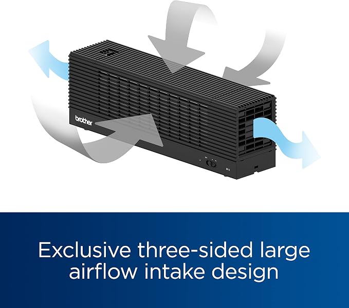 Brother AirSure DF-2 Dynamic Filtration Tabletop and Portable Air Purifier - Image 5