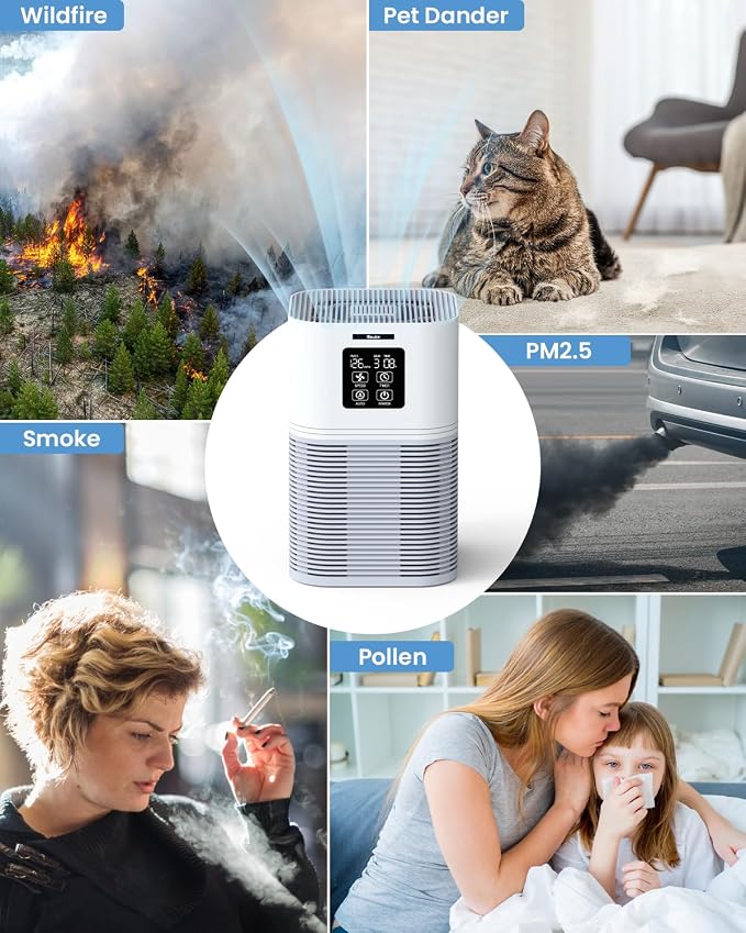 VEWIOR Official A1 A1W Air Purifier Replacement Filter H13 True HEPA Air Filter - Image 2