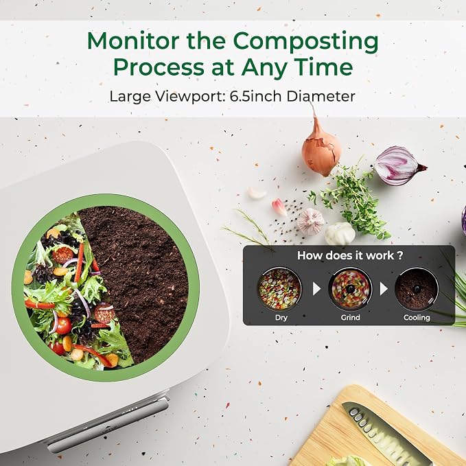 Electric Composter for Kitchen, Smart Compost Bin - Image 7