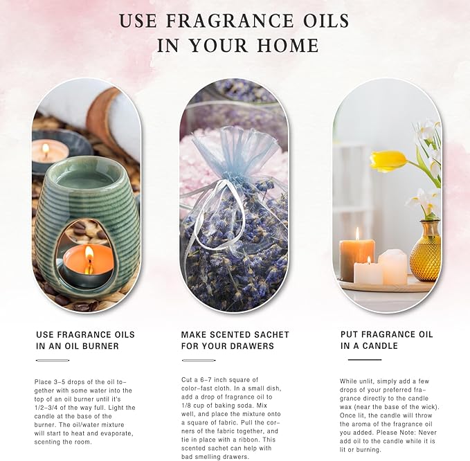 PHATOIL 100ML Sweet Orange Fragrance Oils for Aromatherapy, Diffuser Oils for Home, Perfect for Humidifier, Yoga, DIY Candle and Soap Making - 3.38FL.OZ