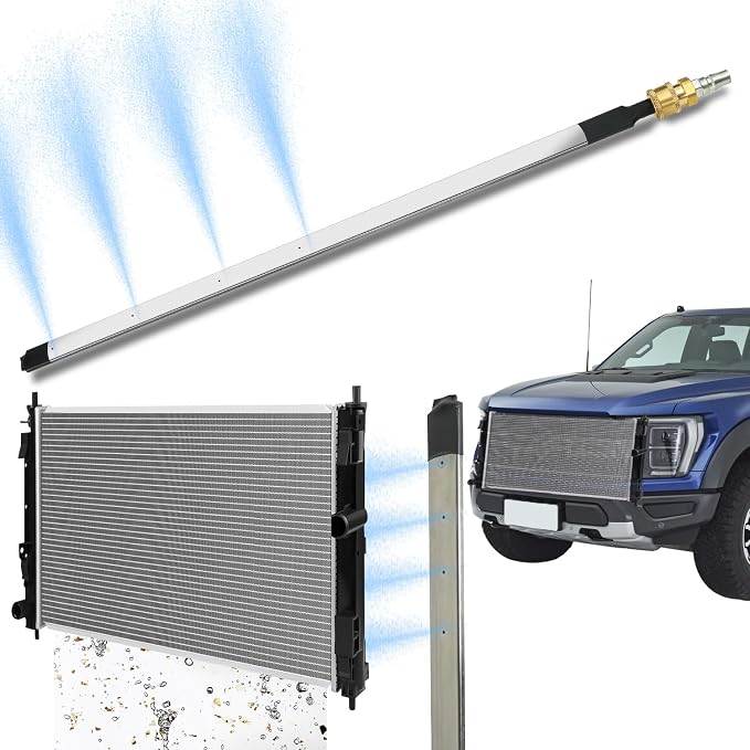 Lucstar Radiator Cleaning Wand & Car A/C Condenser Cleaner, Engine Cabin Air by Lucstar