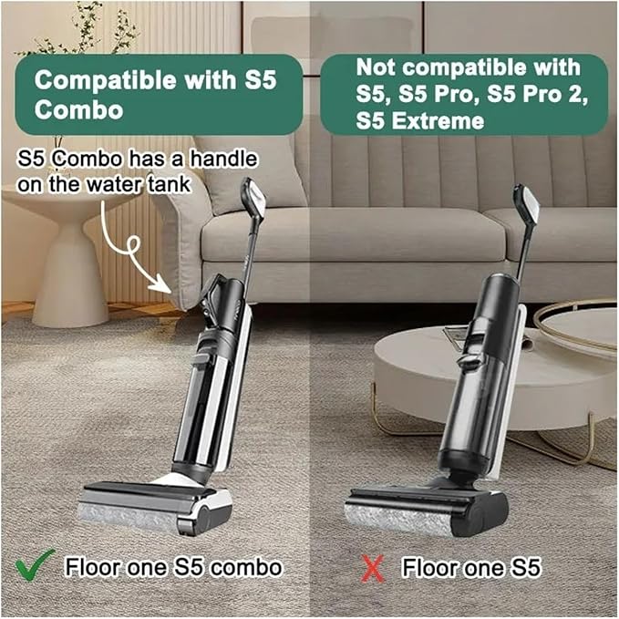 Hand-held Floor Scrubbers Roller Brush Hepa Filter Parts。Compatible - Image 3